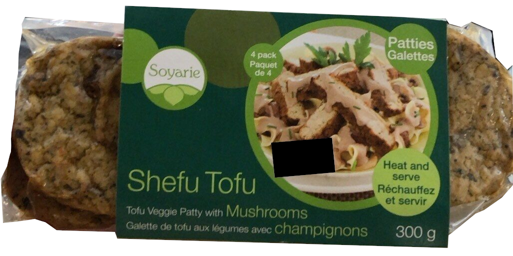 Soyarie Shefu Tofu Patty With Mushrooms