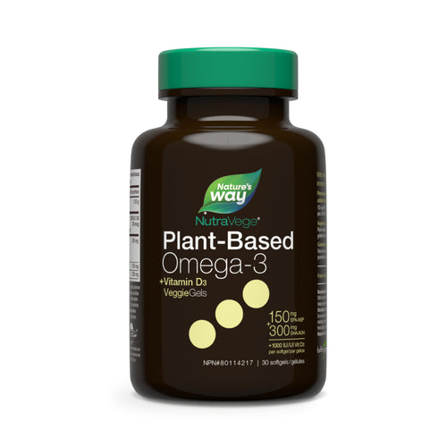 Nature's Way NutraVege Plant Based Omega-3 + Vitamin D3