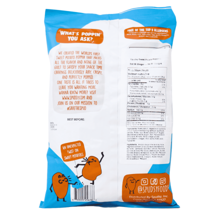 G/F Vegan Salt & Vinegar Sweet Potato Poppers