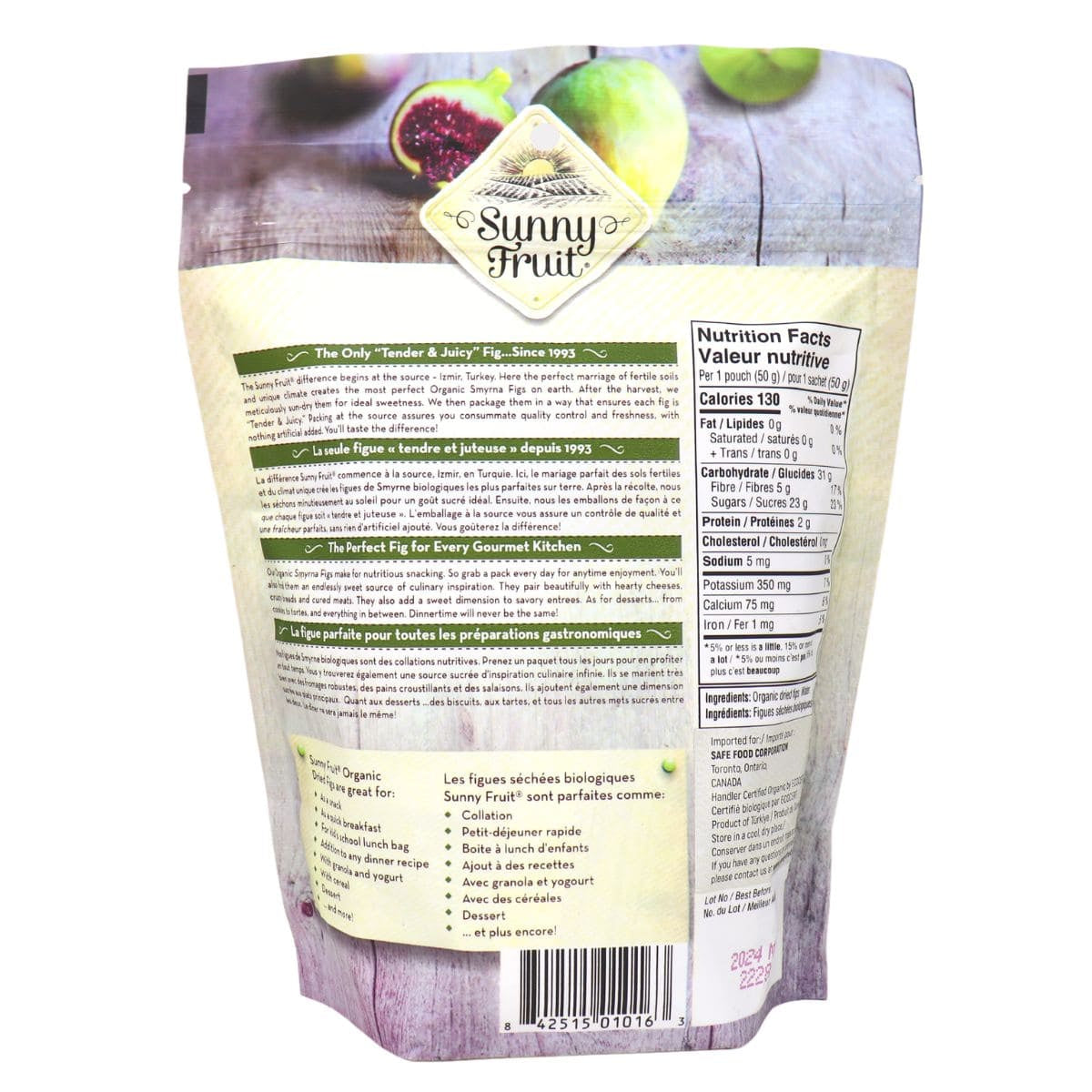 Sunny Fruit Organic Figs