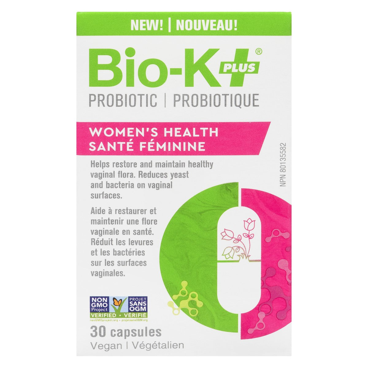 Bio-K Vegan Women's Health Probiotic
