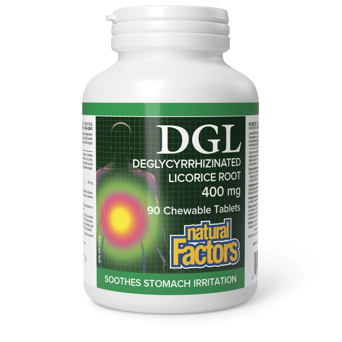 Natural Factors DGL 400mg
