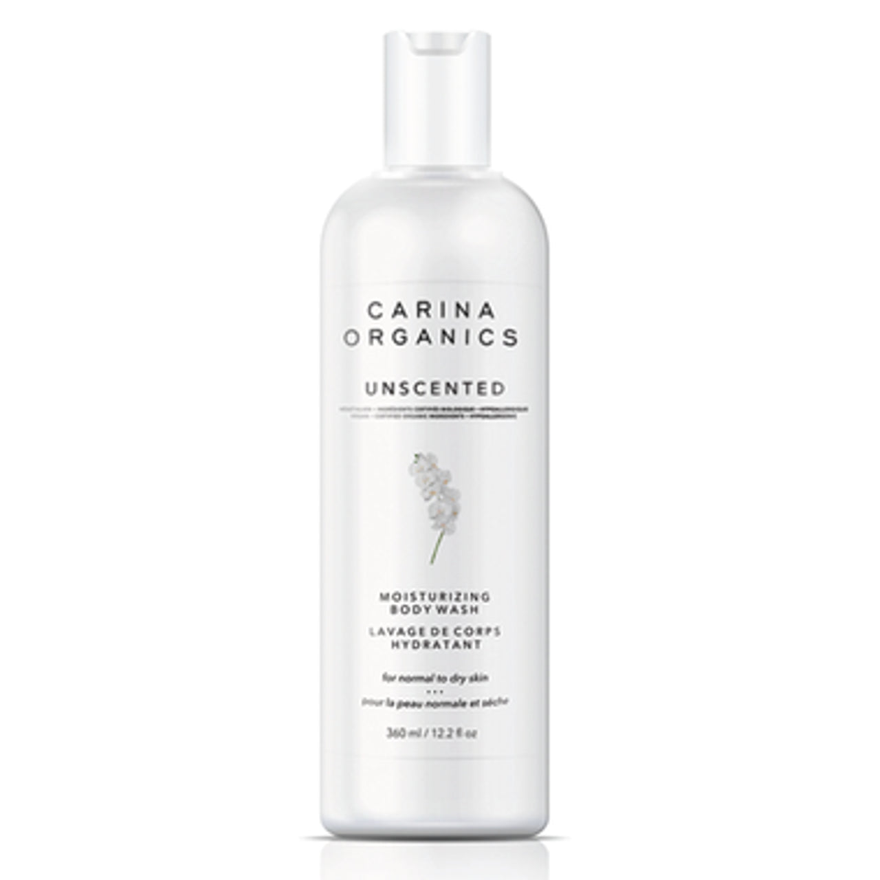 Carina Organics Unscented Moisturizing Body Wash