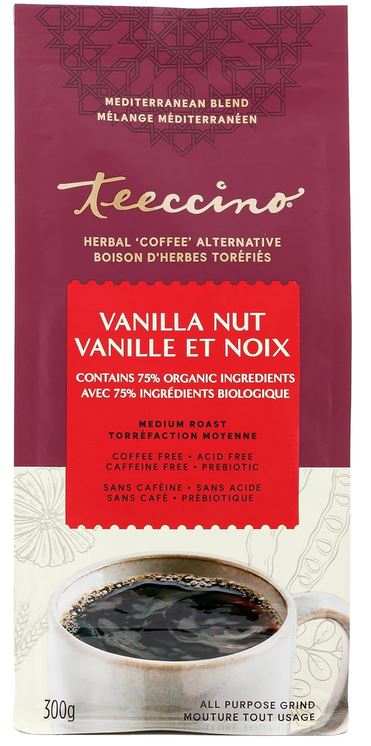 Teeccino Vanilla Nut Herbal Coffee