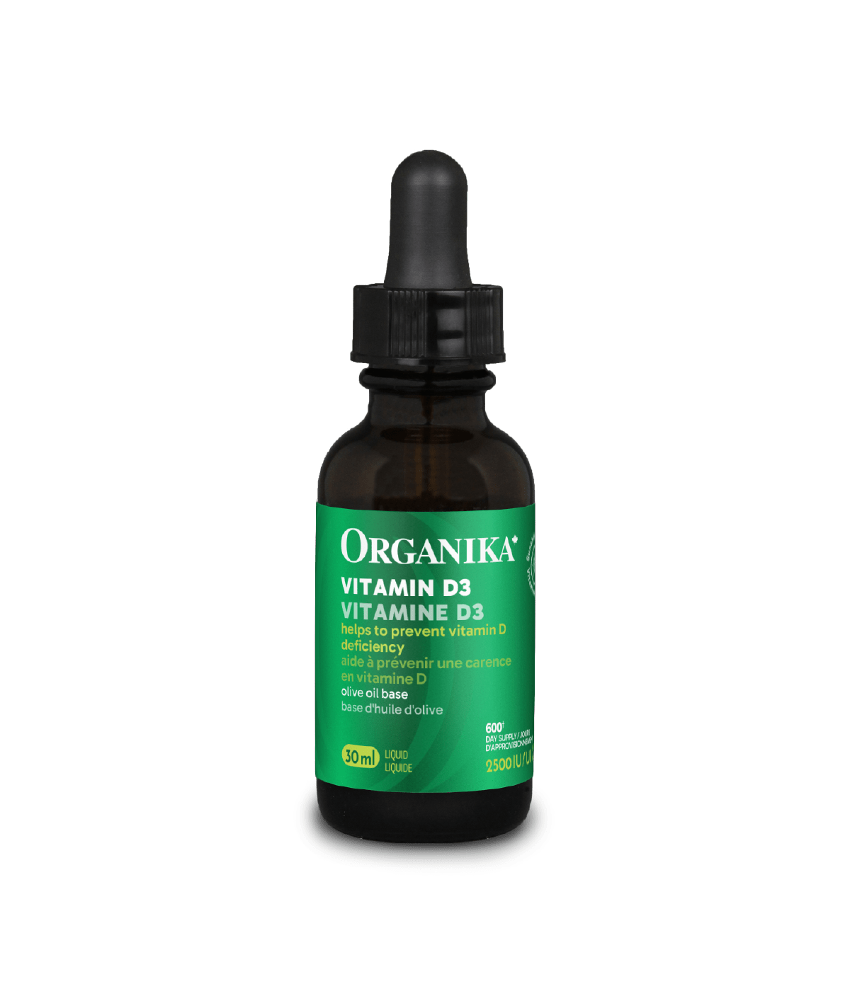 Organika Vitamin D3 Drops - 2500IU