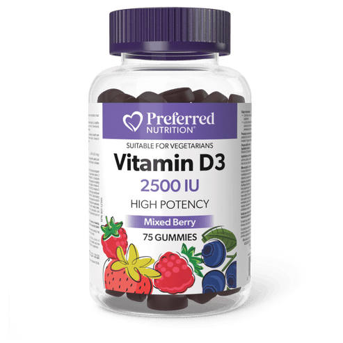 Preferred Nutrition Vitamin D3 2500IU