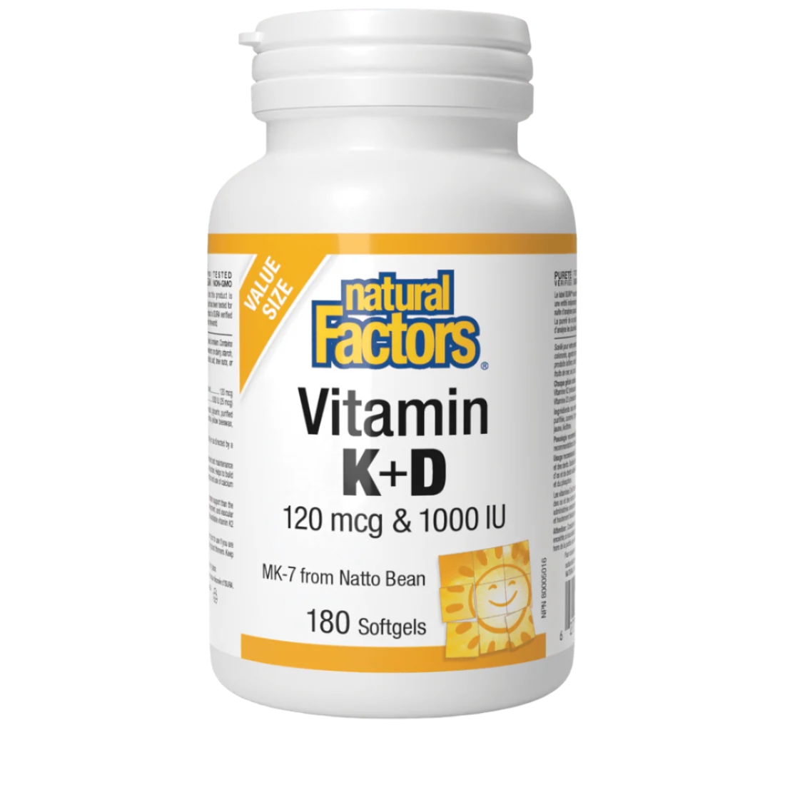 Natural Factors Vitamin K+D