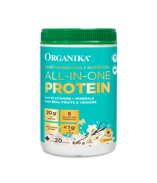 Organika Vanilla Whey-Based All-in-One Protein