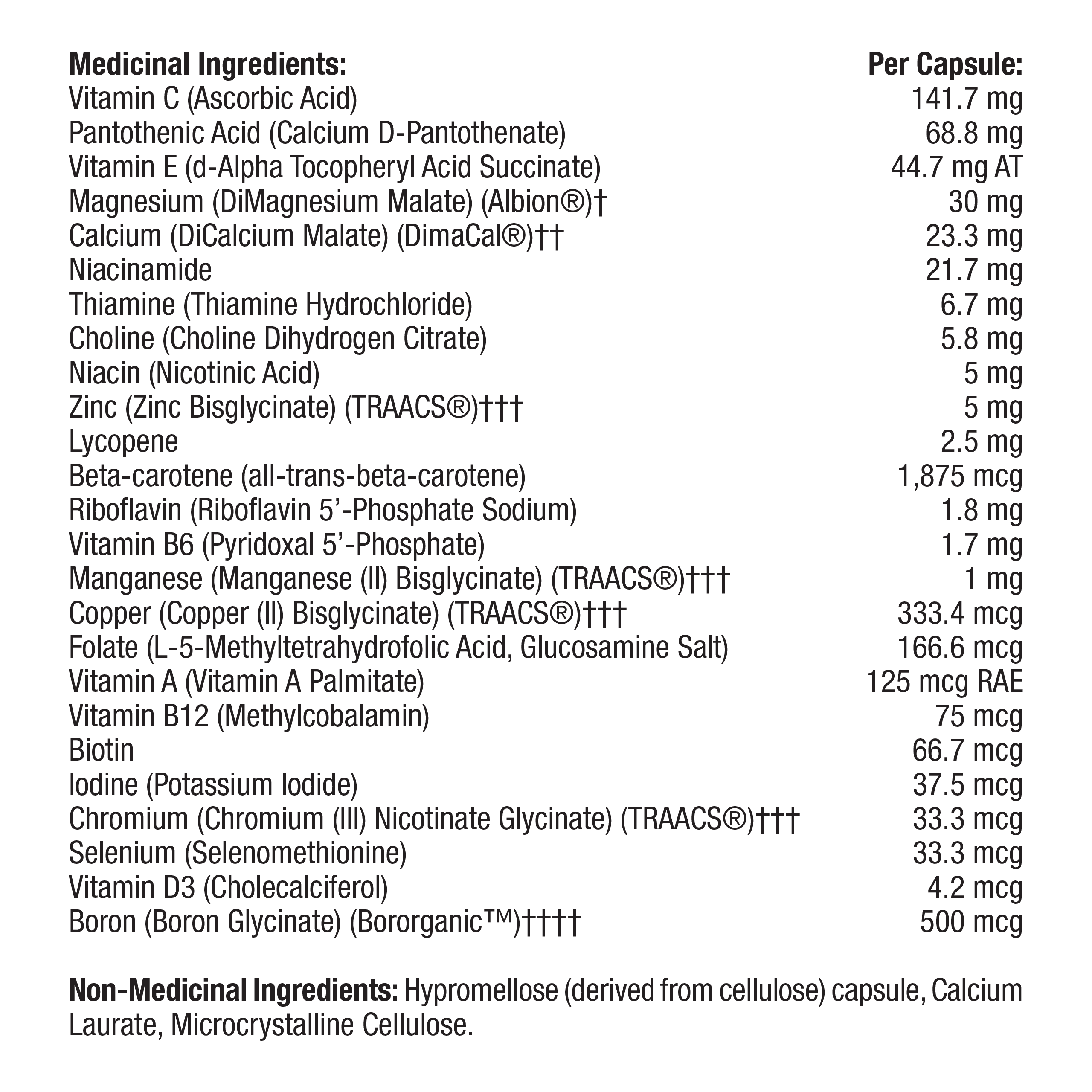 Thorne Essential Nutrients 50+