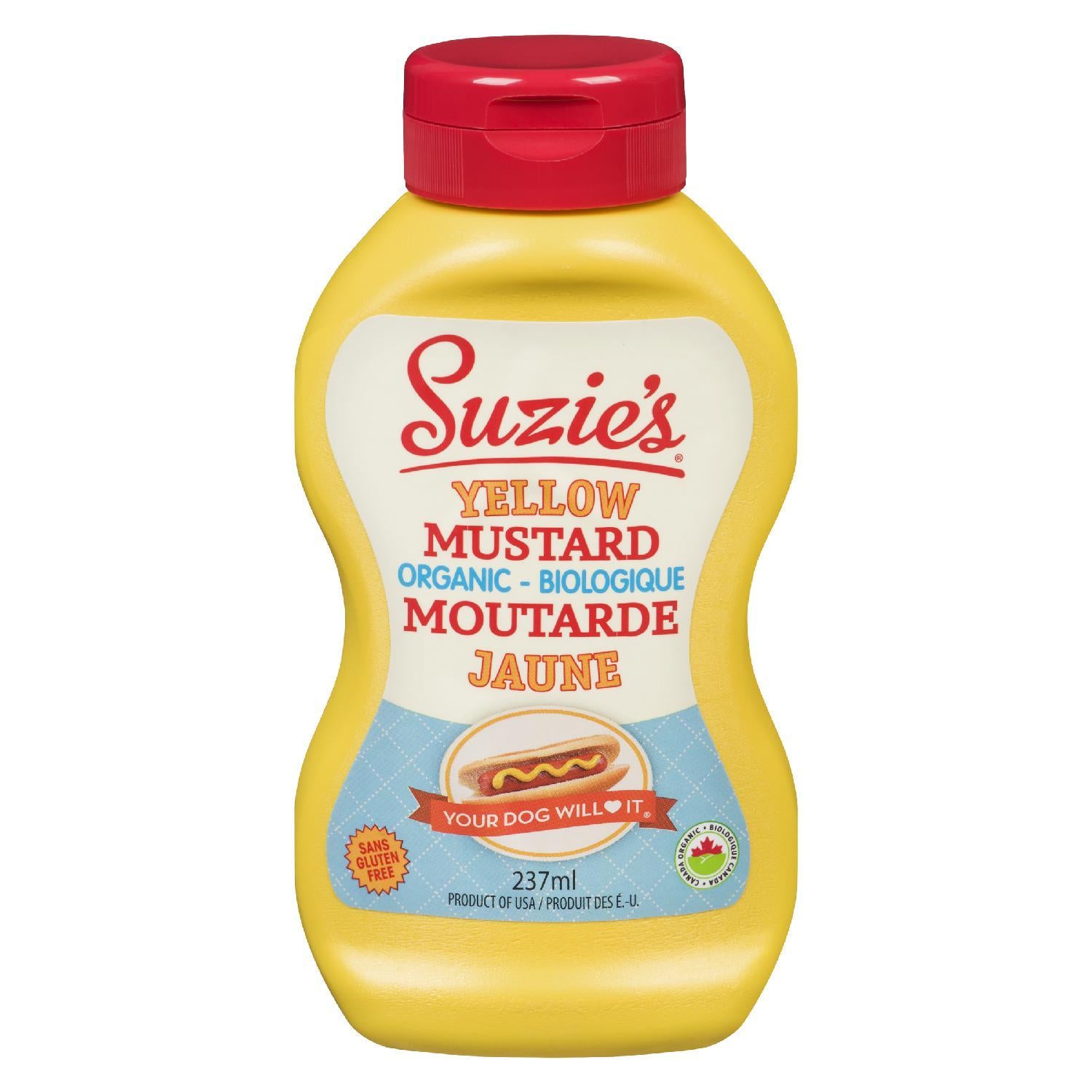 Suzie's Organics Organic Yellow Mustard