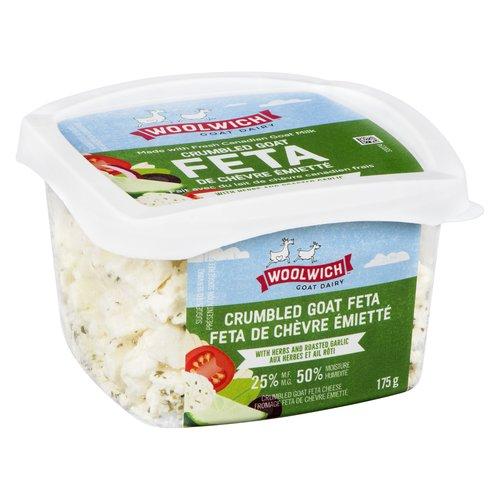 Woolwich Herb Roasted Garlic Crumbled Goat Feta