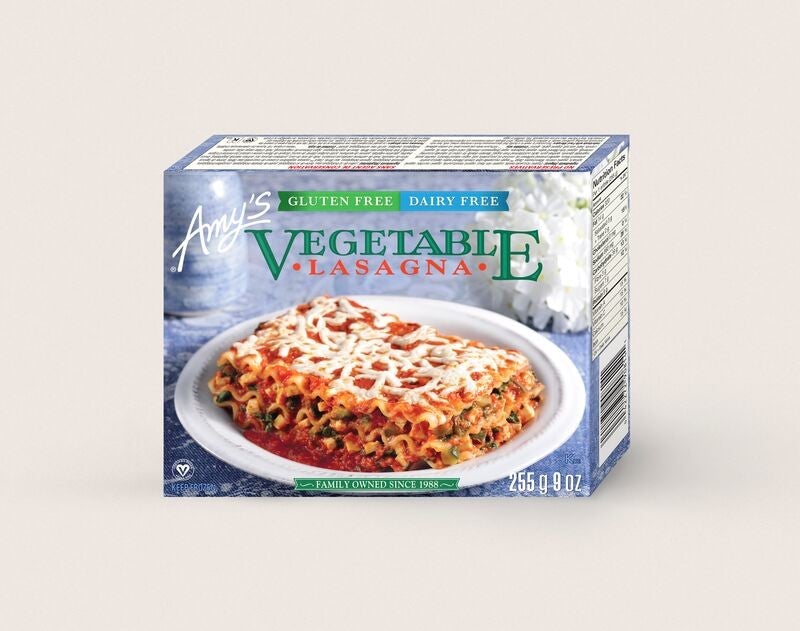 Amy's Kitchen Gluten Free Vegetable Lasagna