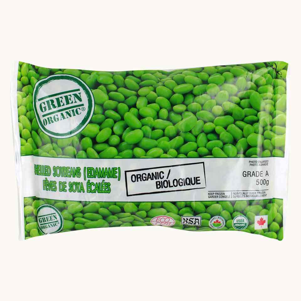 Green Organic Organic Shelled Frozen Edamame