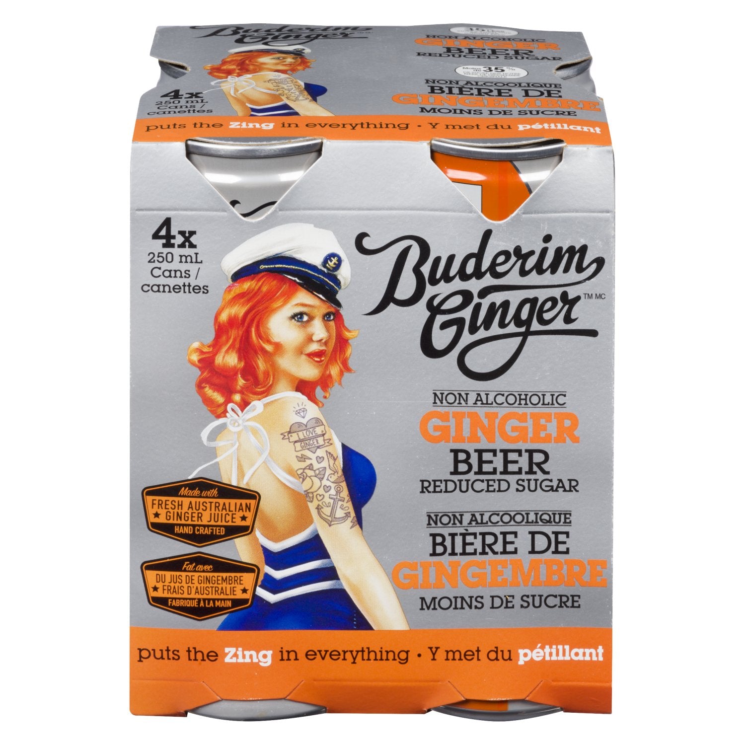 Buderim Ginger Reduced Sugar Ginger Beer