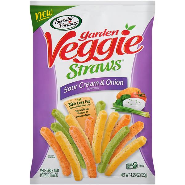 Sensible Portions Sour Cream & Onion Veggie Straws
