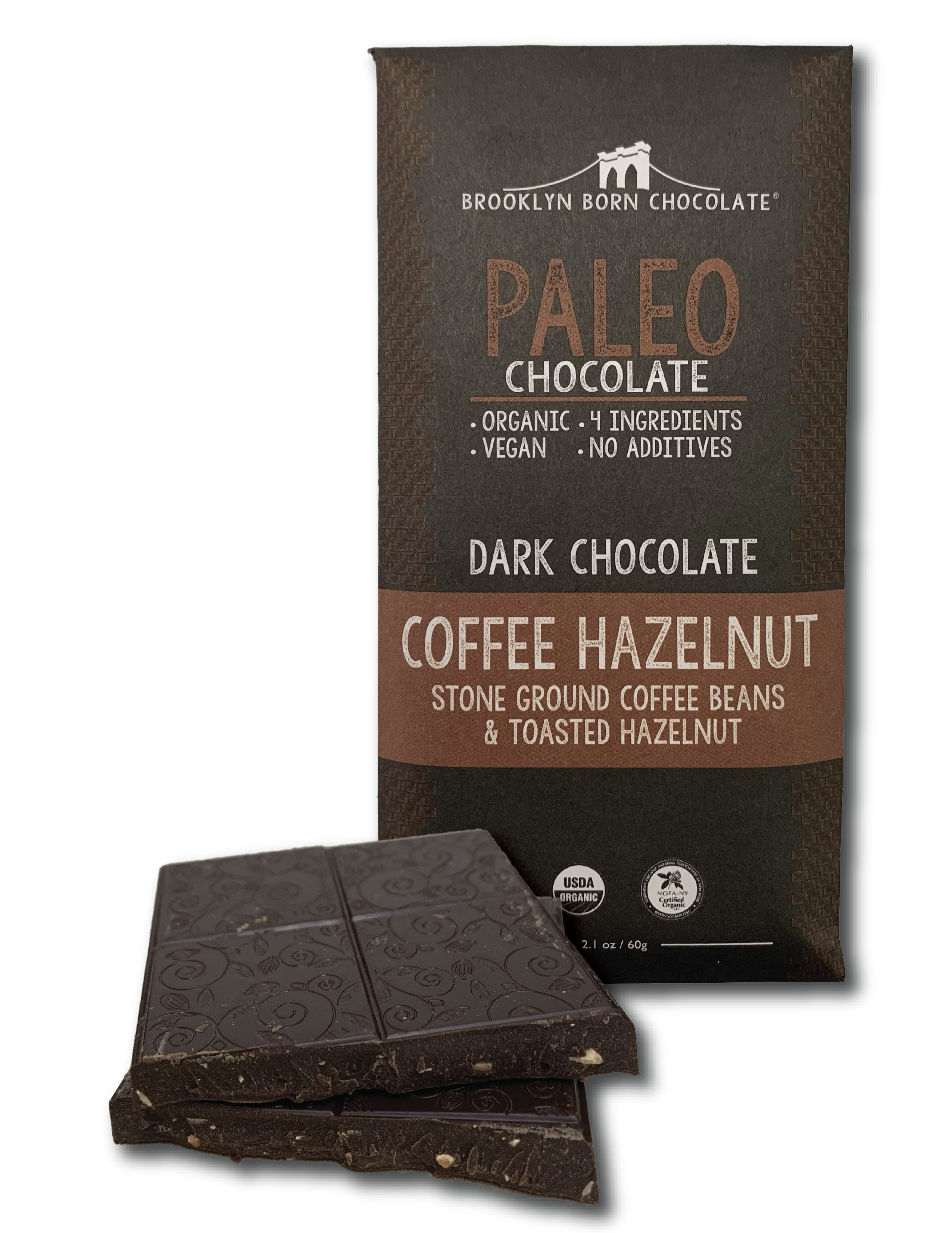 Dark Chocolate Coffee Hazelnut Bar