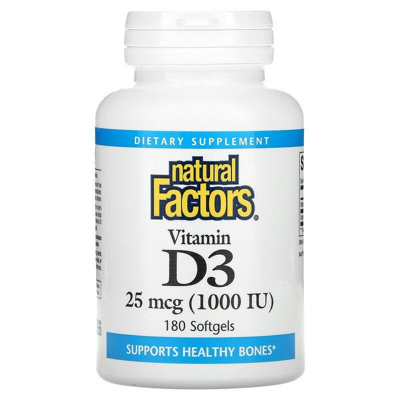 Natural Factors Vitamin D3 1000IU