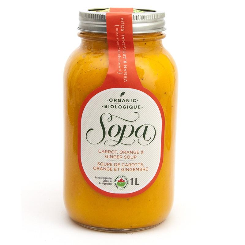 Sopa Organic Carrot, Orange, Ginger
