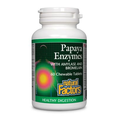 Natural Factors Papaya Enzymes with Amylase and Bromelain