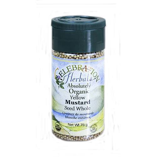 Celebration Herbals Organic Whole Mustard Seed Yellow