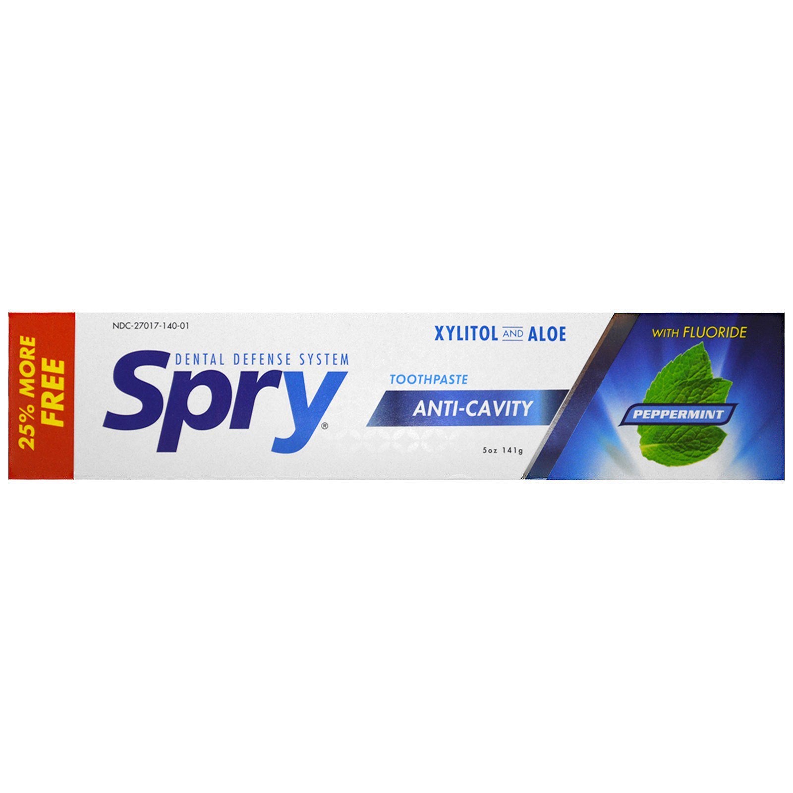 Spry Peppermint Toothpaste