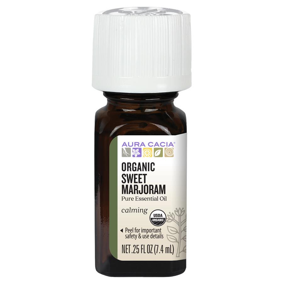 Aura Cacia Organic Sweet Marjoram Oil