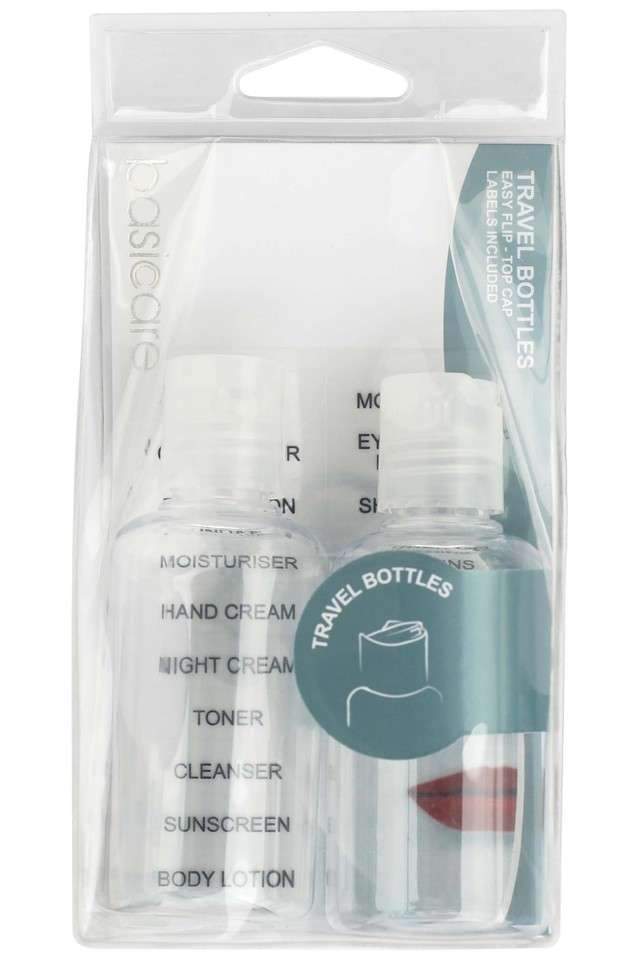 Basicare Travel Bottles (Top Caps)