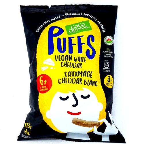 Gogo Quinoa White Cheddar Quinoa Puffs