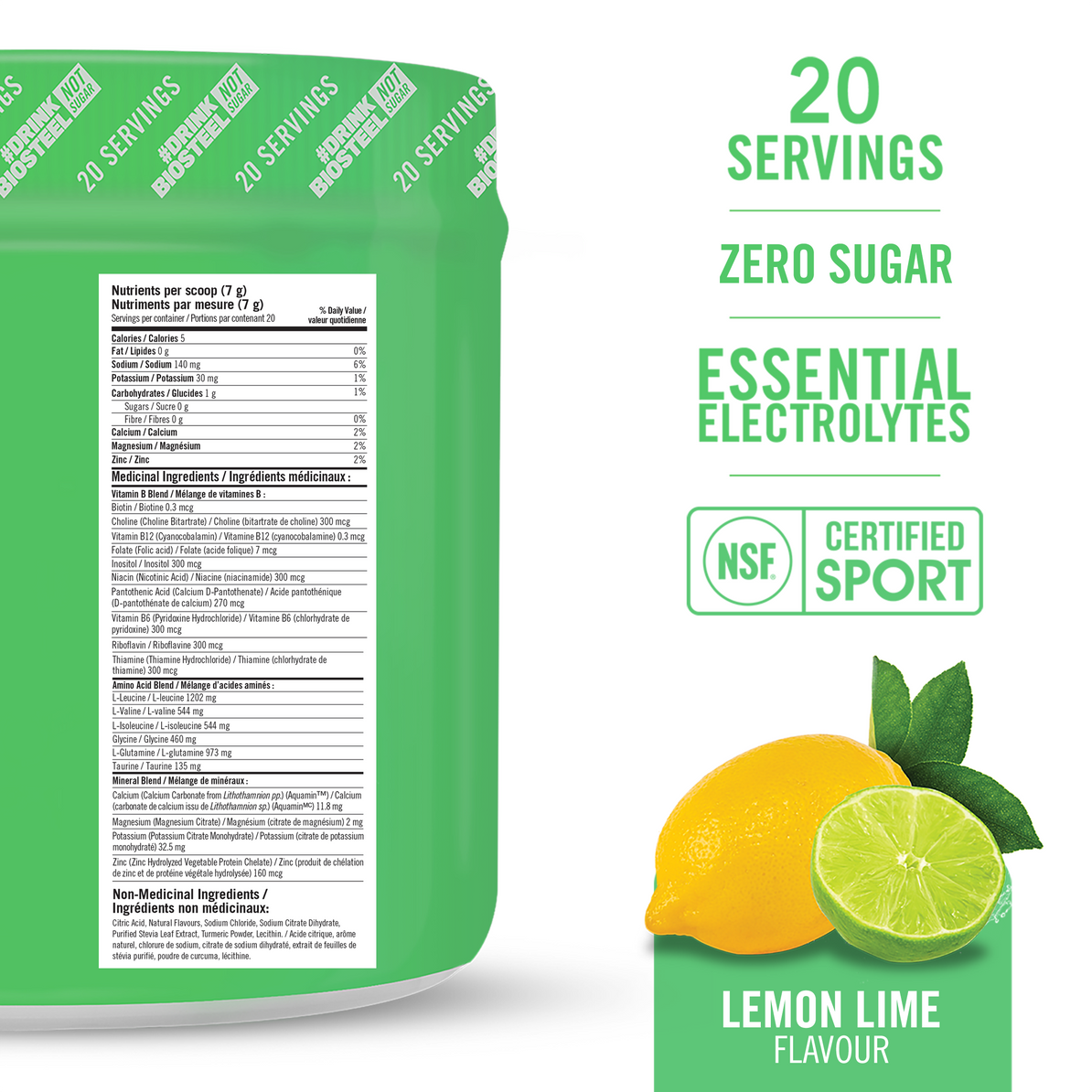 Lemon Lime Hydration Mix