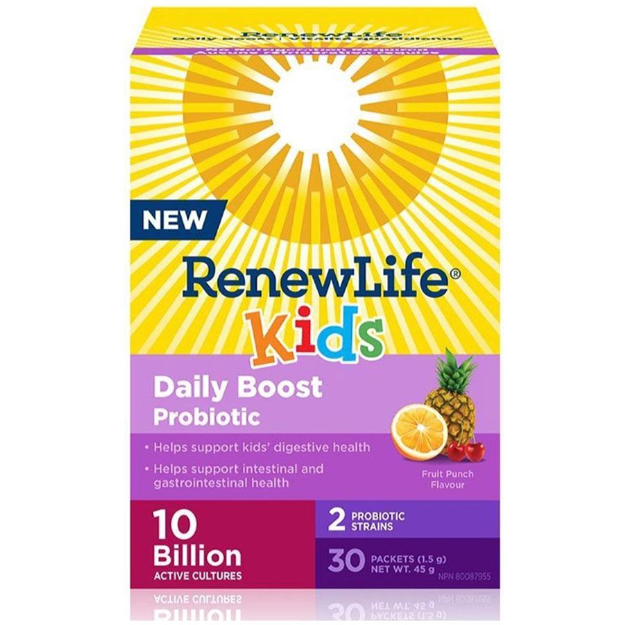 Renew Life Kids Daily Boost Fruit Punch