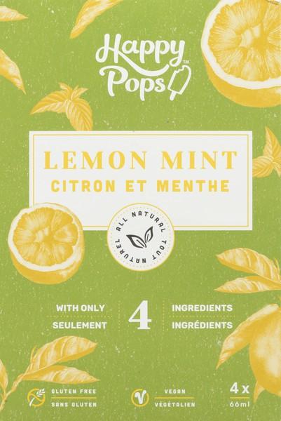 Happy Pops Lemon Mint