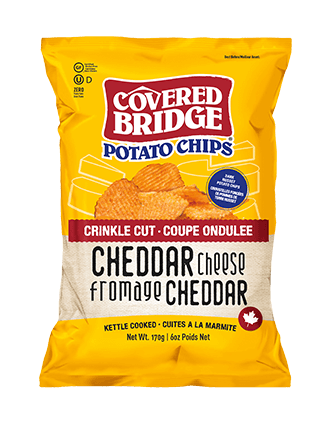 Covered Bridge Crinkle Cut Cheddar Chips