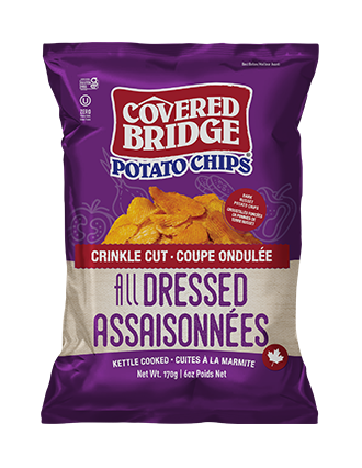 Covered Bridge Crinkle Cut All Dressed Chips