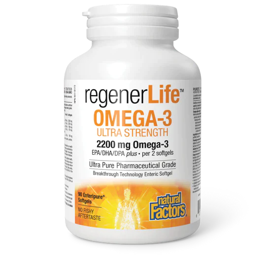 Natural Factors regenerLife OMEGA-3 ULTRA STRENGTH