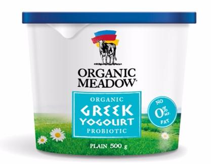 Organic Meadow Organic No Fat Greek Yogurt