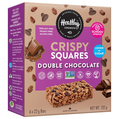 Double Chocolate Crispy Squares