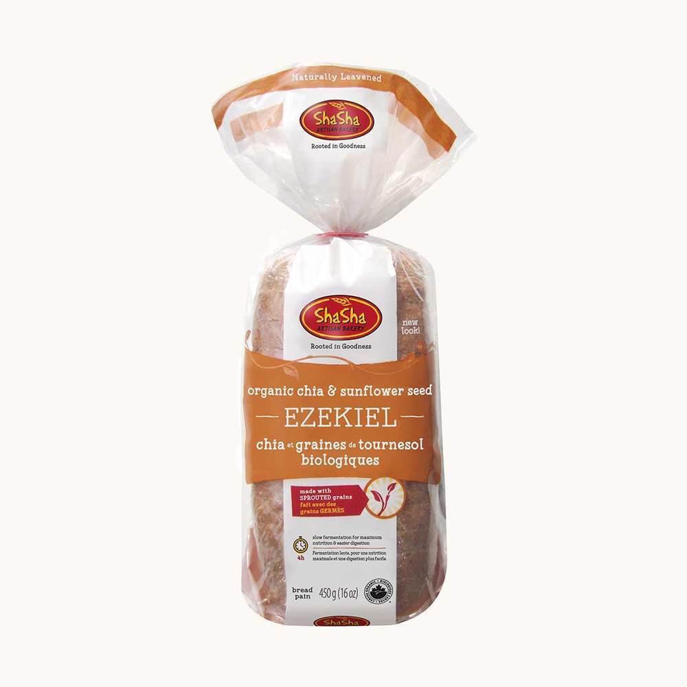 Shasha Organic Chia and Sunflower Seed Ezekiel Bread
