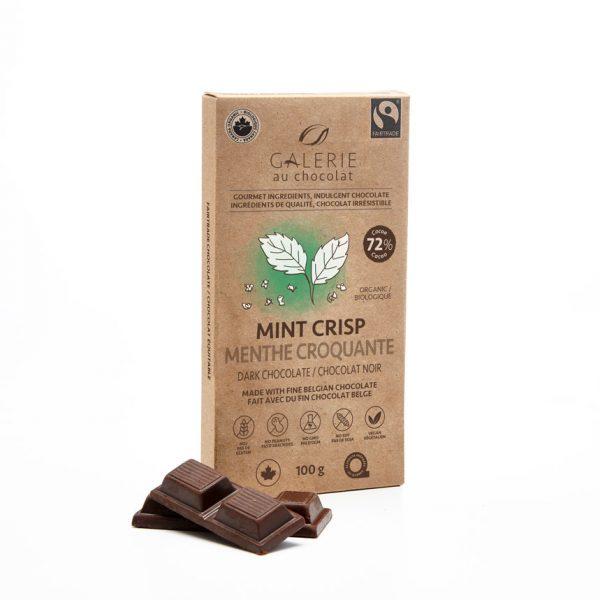 Galerie Au Chocolat Fairtrade – Dark Chocolate Mint Crisp