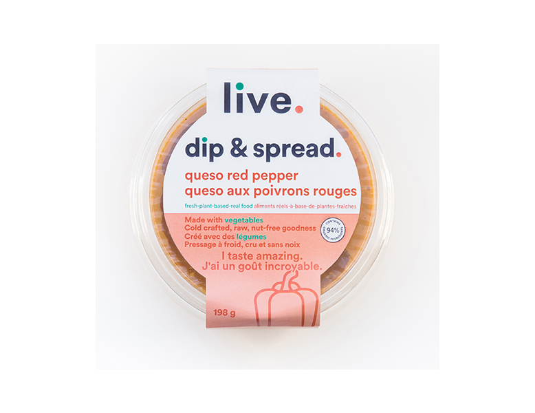 Live Organic Queso Red Pepper Dip