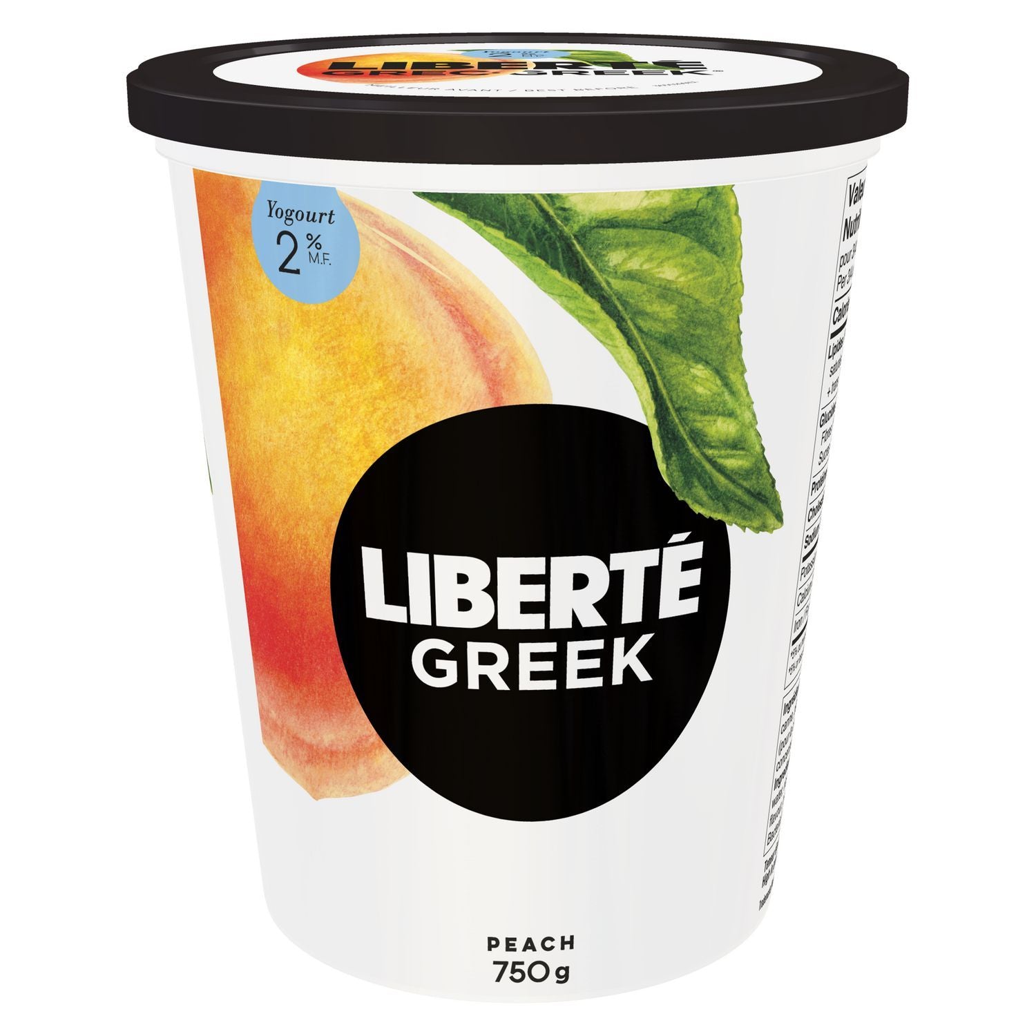Liberte Peach Greek Yogurt