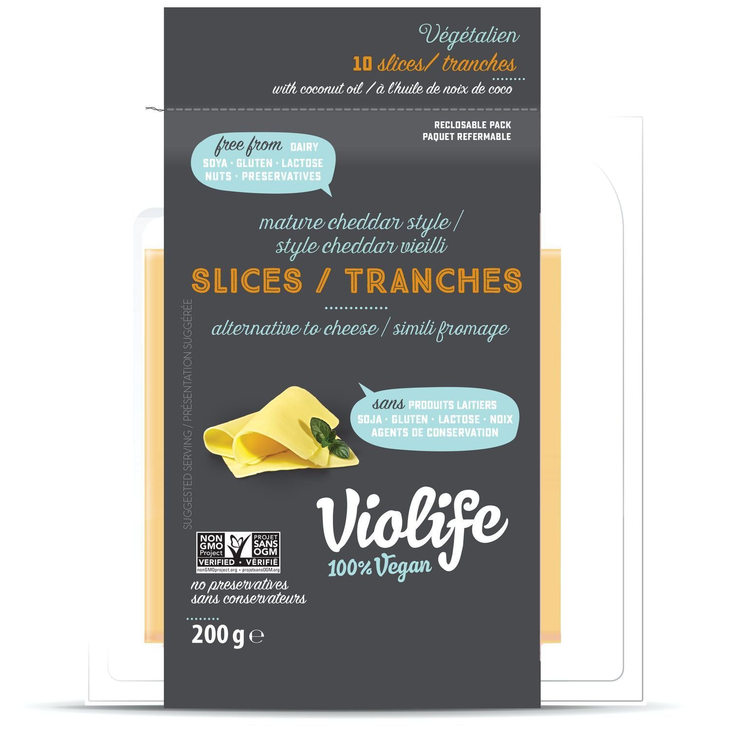 Violife Mature Cheddar Style Slices