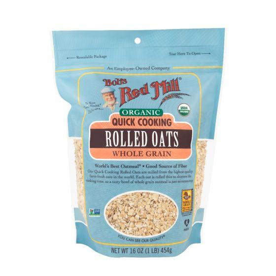 Bob's Red Mill Organic Quick Cook Rolled Oats