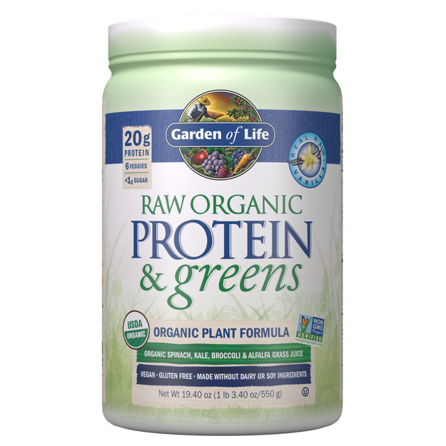 Garden Of Life Organic Vanilla Protein & Greens