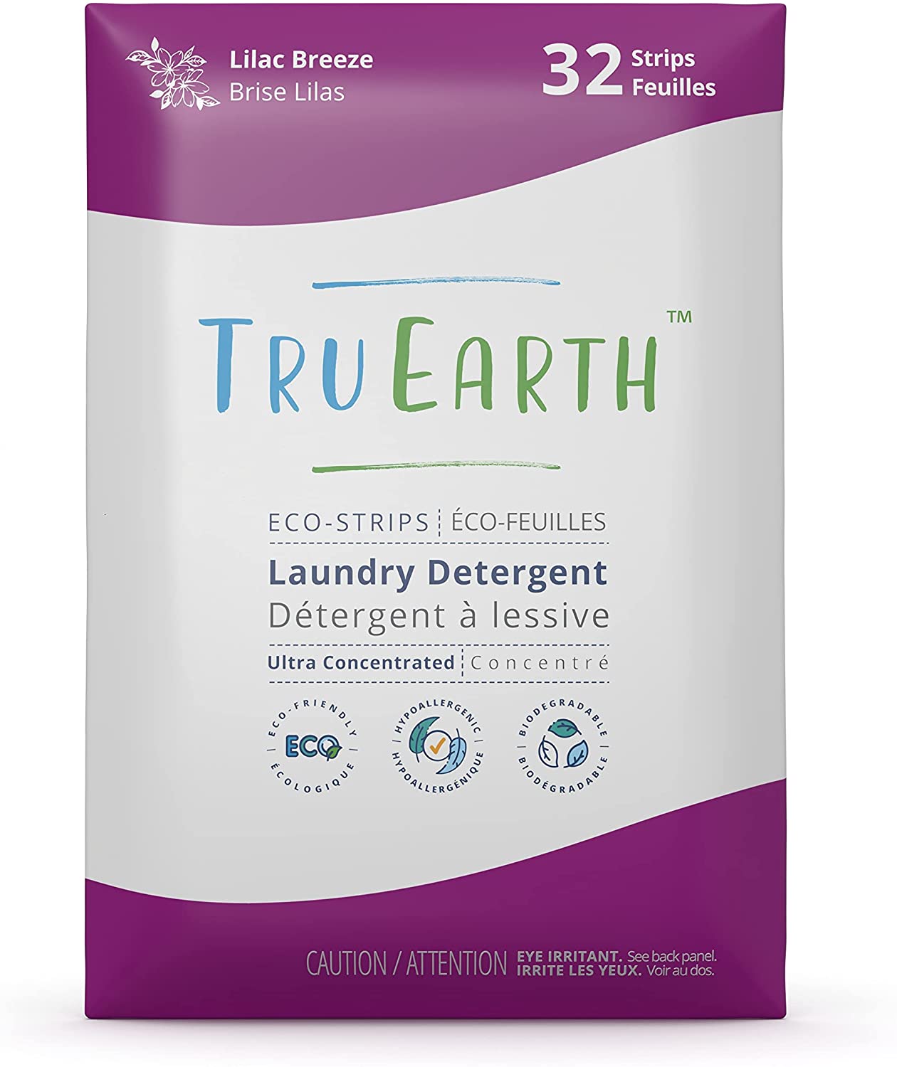 Tru Earth Lilac Breeze Laundry Detergent Strips