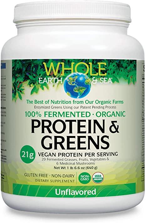 Whole Earth&Sea Organic Unflavored Protein & Greens