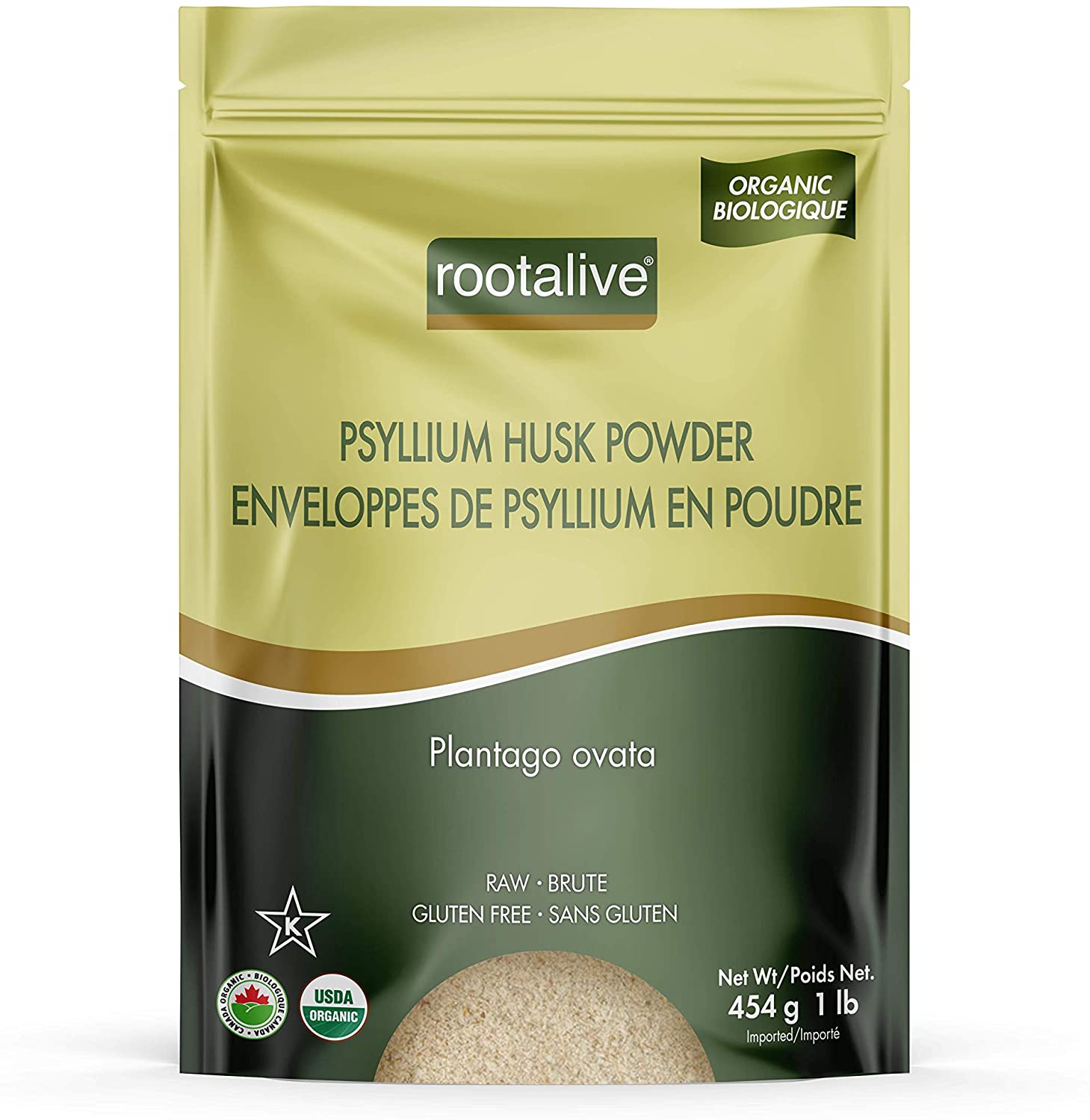 Rootalive Organic Psyllium Husk Powder