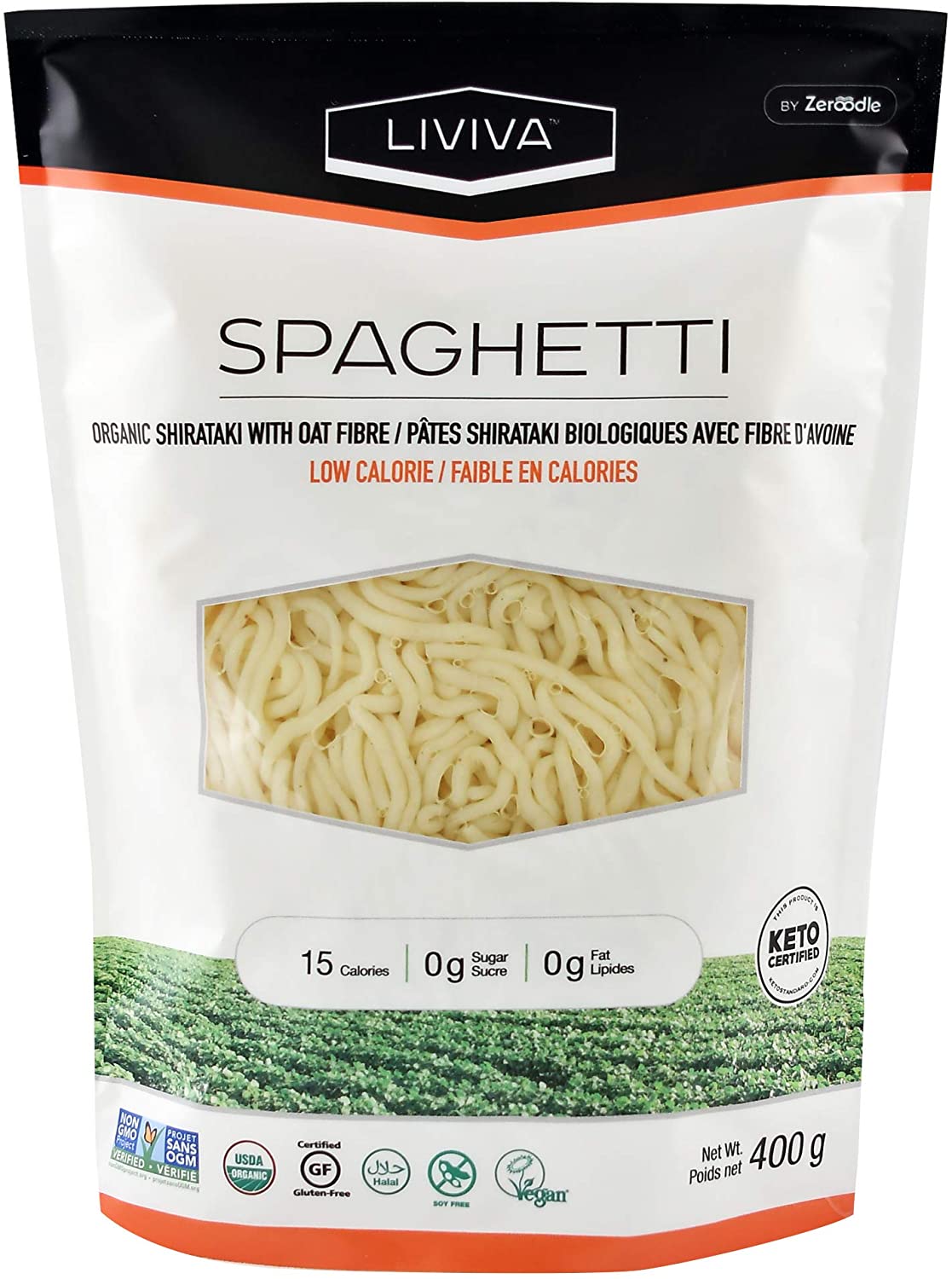 Zeroodle Shirataki Spaghetti with Oat Fiber