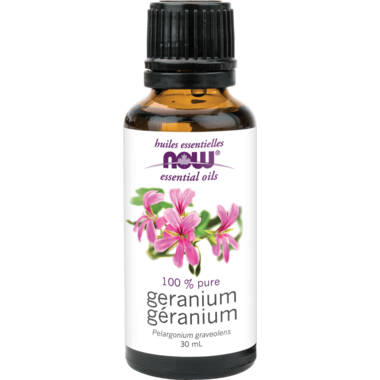 Now 100% Pure Geranium Oil