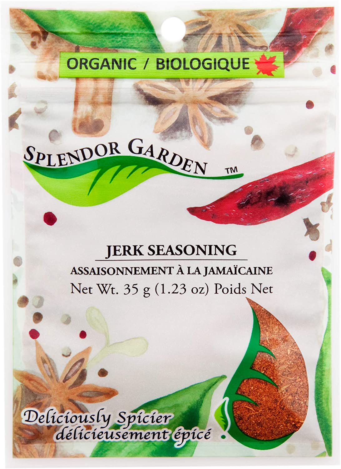 Splendor Garden Organic Jerk Seasoning