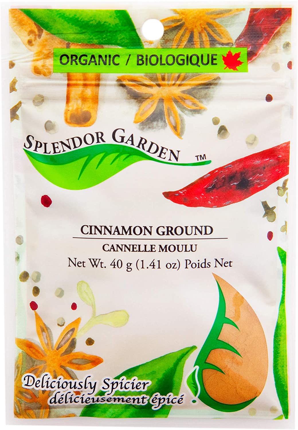 Splendor Garden Organic Ground Cinnamon